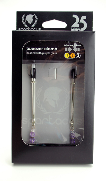 Adj Clamp W/purple Beads