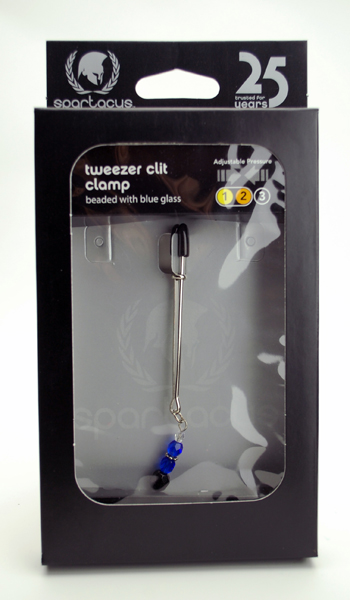 Tweezer Clit Clamp W/blue Beads