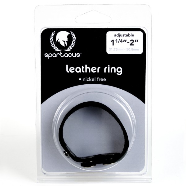 Nickel Free Leather Cock Ring