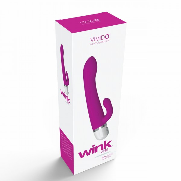 Vivido Wink Mini Vibe Hot In Bed Pink