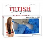 Fur Handcuffs-blue