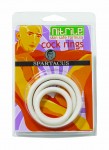 Nitrile Cock Ring Set-white