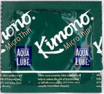 Kimono Microthin W/ Aqua Lube 3pk