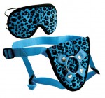 Furplay Harness & Mask Blue