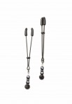 Tweezer Clamp Black W/beads