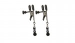 Clamp Black Broad Tip W/beads
