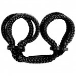 Japanese Rope Wristcuffs Black