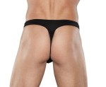 Zipper Thong Black S/m