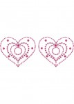 Pasties Crystal Heart Pink